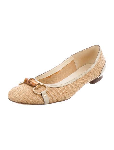 gucci bamboo horsebit ballet flats|gucci ladies ballet flats.